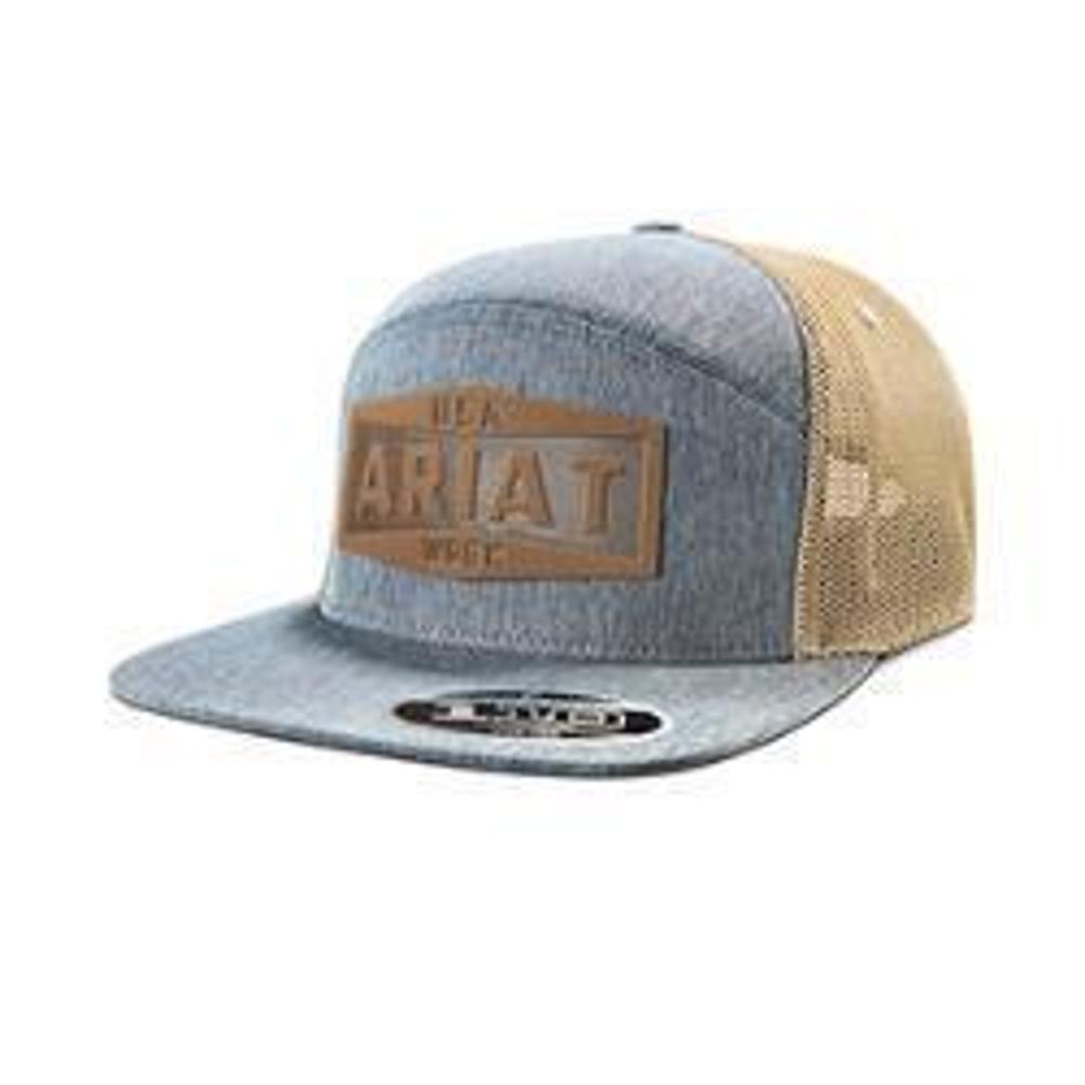 M&F Western Ariat Cap Ff110 Leather Patch Denim