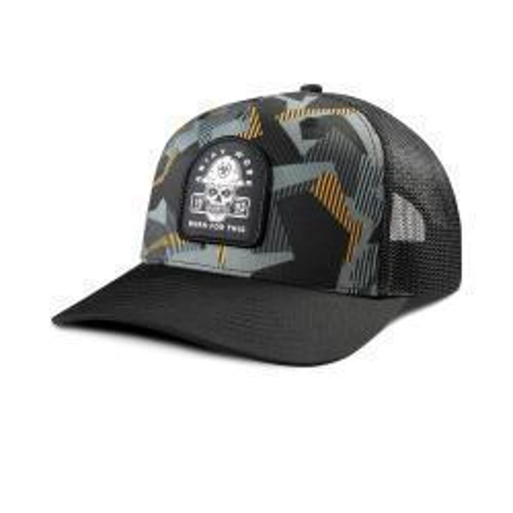 M&F Western Ariat Mens Richardson 112 Cap Snap Back Skull Black