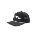 M and F Western Ariat Mens Cap Snap Back Upside Down Black