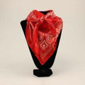 M and F Western Red Wild Rag - Mens
