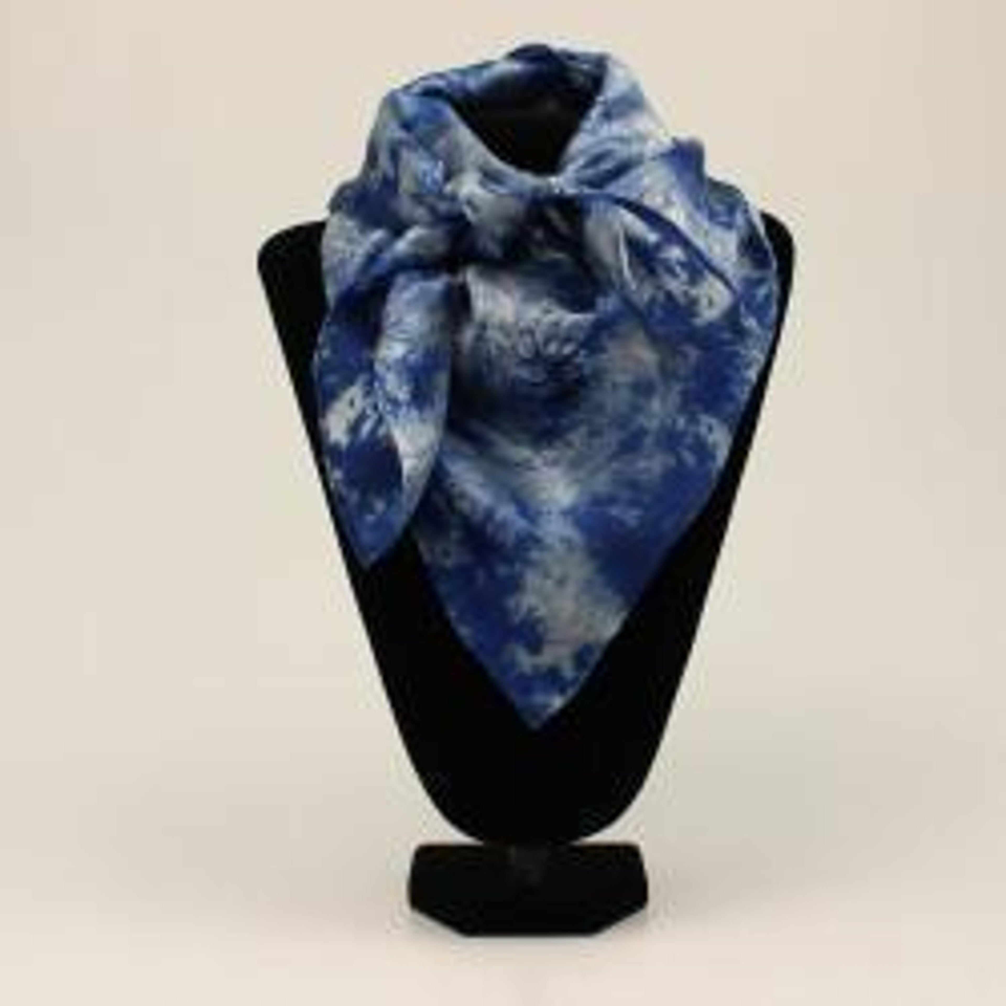 M and F Western Wild Rag Tie Dye Blue - Mens
