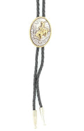 M and F Western Double S Adult Bolo Saddle Bronc - Mens
