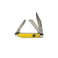 M and F Western Ariat Stockman Knife Yellow - Mens