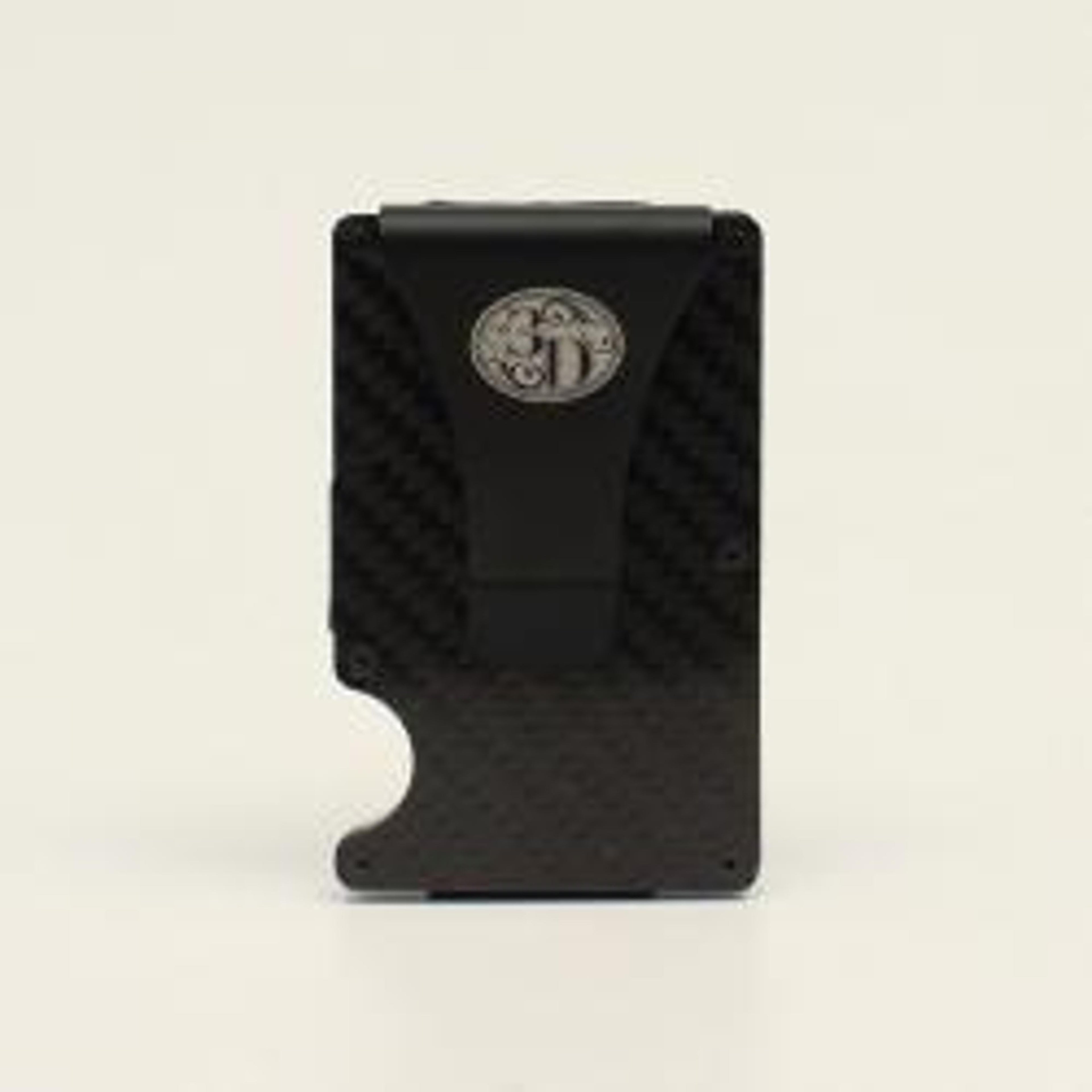 M and F Western 3d Mens Smart Wallet Gun Metal Black - Mens