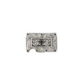 M&F Western 3D Mens Utility Wallet Cross Motif Black Silver