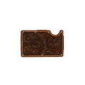 M&F Western 3D Mens Smart Style Wallet Scroll Embossed Brown