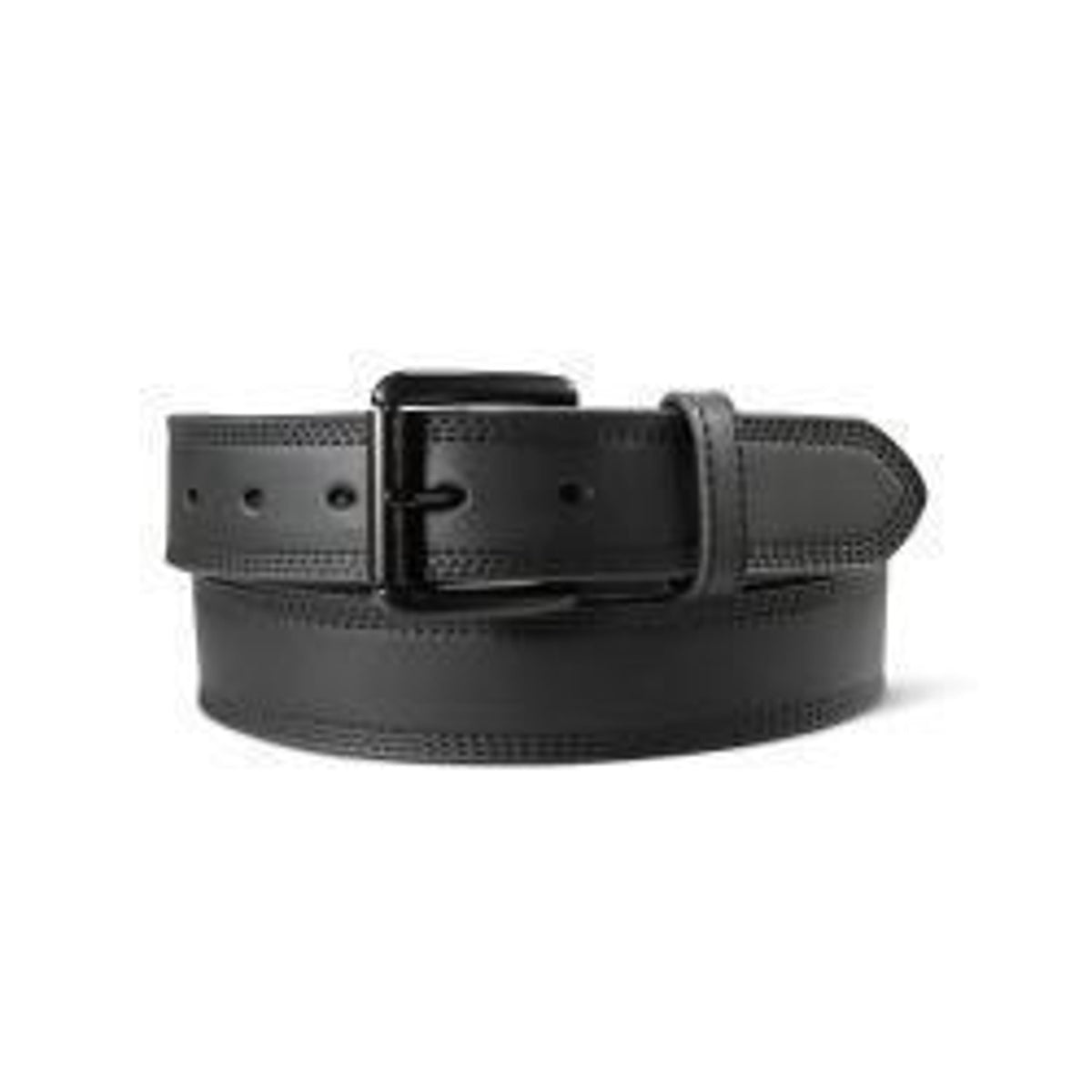 M and F Western Ariat Mens Work Belt 1 1/2" Triple Stitch Black - Mens