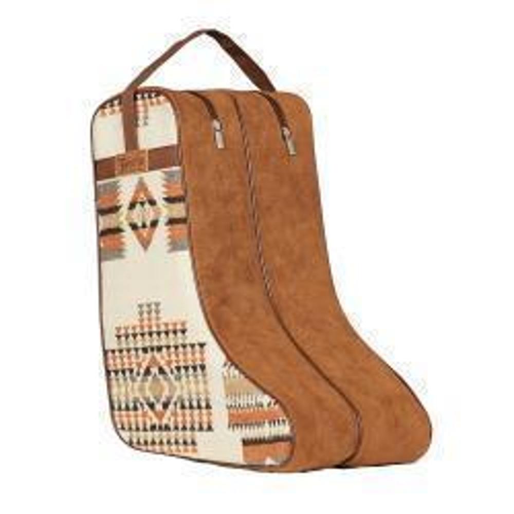 M&F Western Twister Boot Bag Southwestern Diamond Fabric Camel