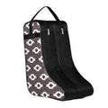 M&F Western Twister Boot Bag Southwestern Nylon Print Black