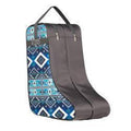 M&F Western Twister Boot Bag Southwestern Diamond Blue