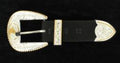 M and F Western Crumrine 3pc Classic Buckle Set