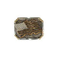 M&F Western Crumrine Rectangle Buckle American Flag