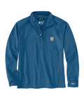 Carhartt Mens Force Relaxed Fit Mock Neck Half-Zip Fleece-Lined Shirt-106423-HO4