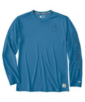 Carhartt Mens Force Sun Defender Lightweight Long-sleeve Logo Graphic T-shi-106164-HO7