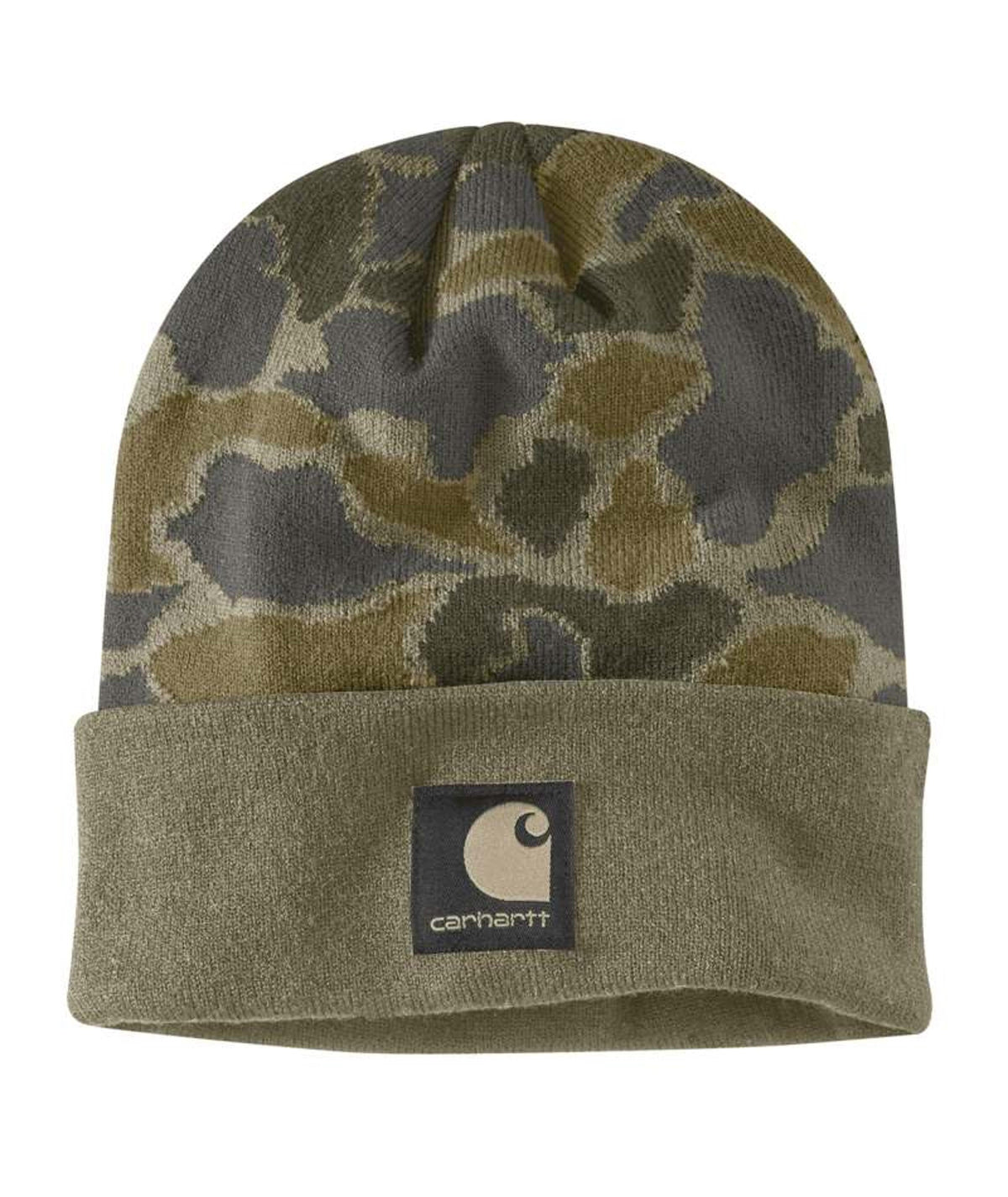 Carhartt Knit Cuffed Camo Beanie-107006-E97