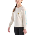Carhartt Kids Long-sleeve Core Logo T-shirt 35-Y-CA7147-CA35-Y