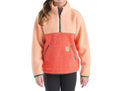 Carhartt Kids Long-sleeve Fleece Quarter-zip Sweatshirt C9-Y-CA7133-RC9-Y