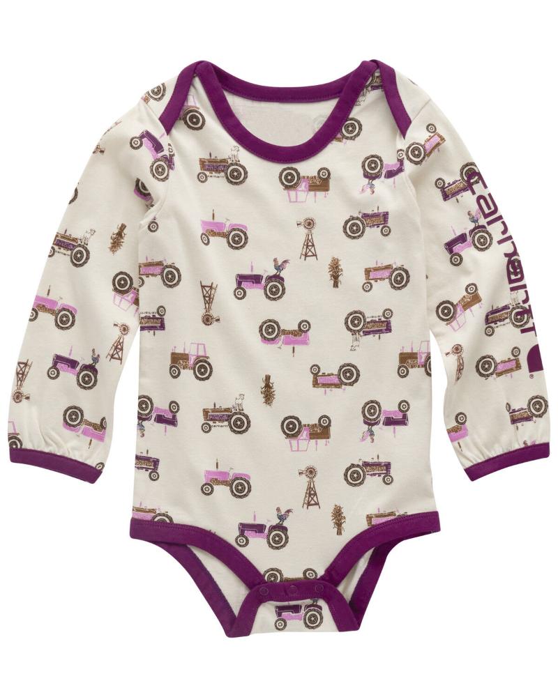 Carhartt Kids Long-Sleeve Farm Bodysuit-CA7164-CA35-I