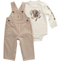 Carhartt Kids Long-Sleeve Bodysuit And Stripe Overall Set-CG8993-D15-I