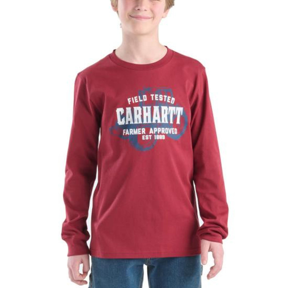 Carhartt Kids Long-sleeve Tractor T-shirt 24-Y-CA6768-R124-Y