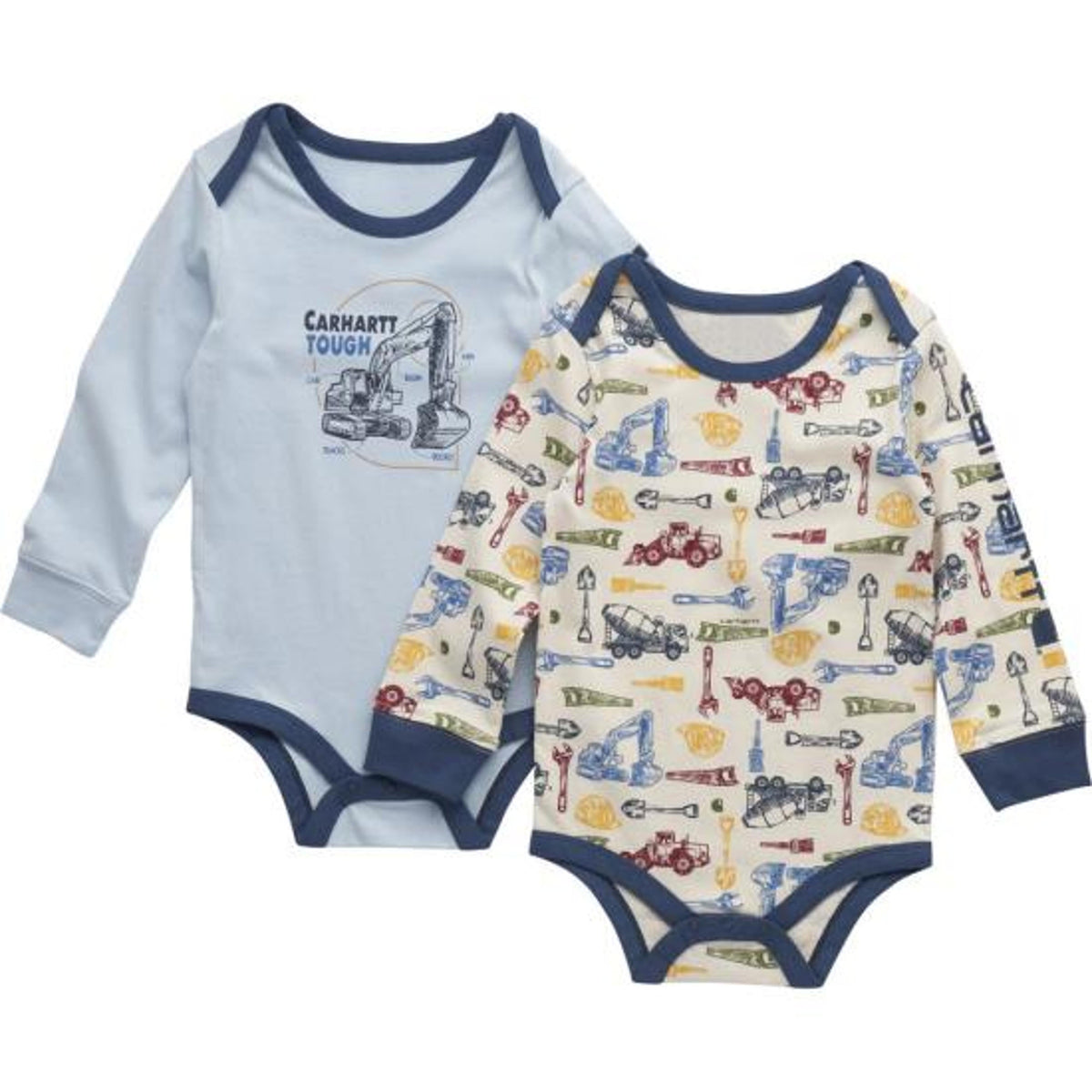 Carhartt Kids Long-sleeve Construction Bodysuit 2-piece Set-CG8987-B349-I