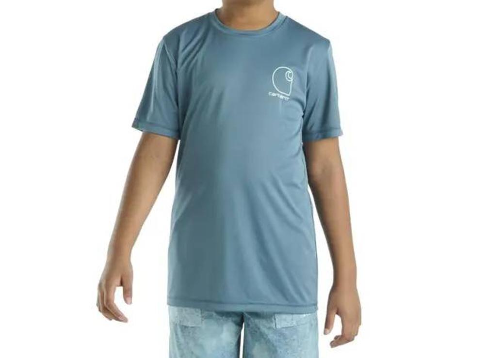 Carhartt Kids Short-Sleeve Force Sun Defender T-Shirt-CA6696-HK8-J