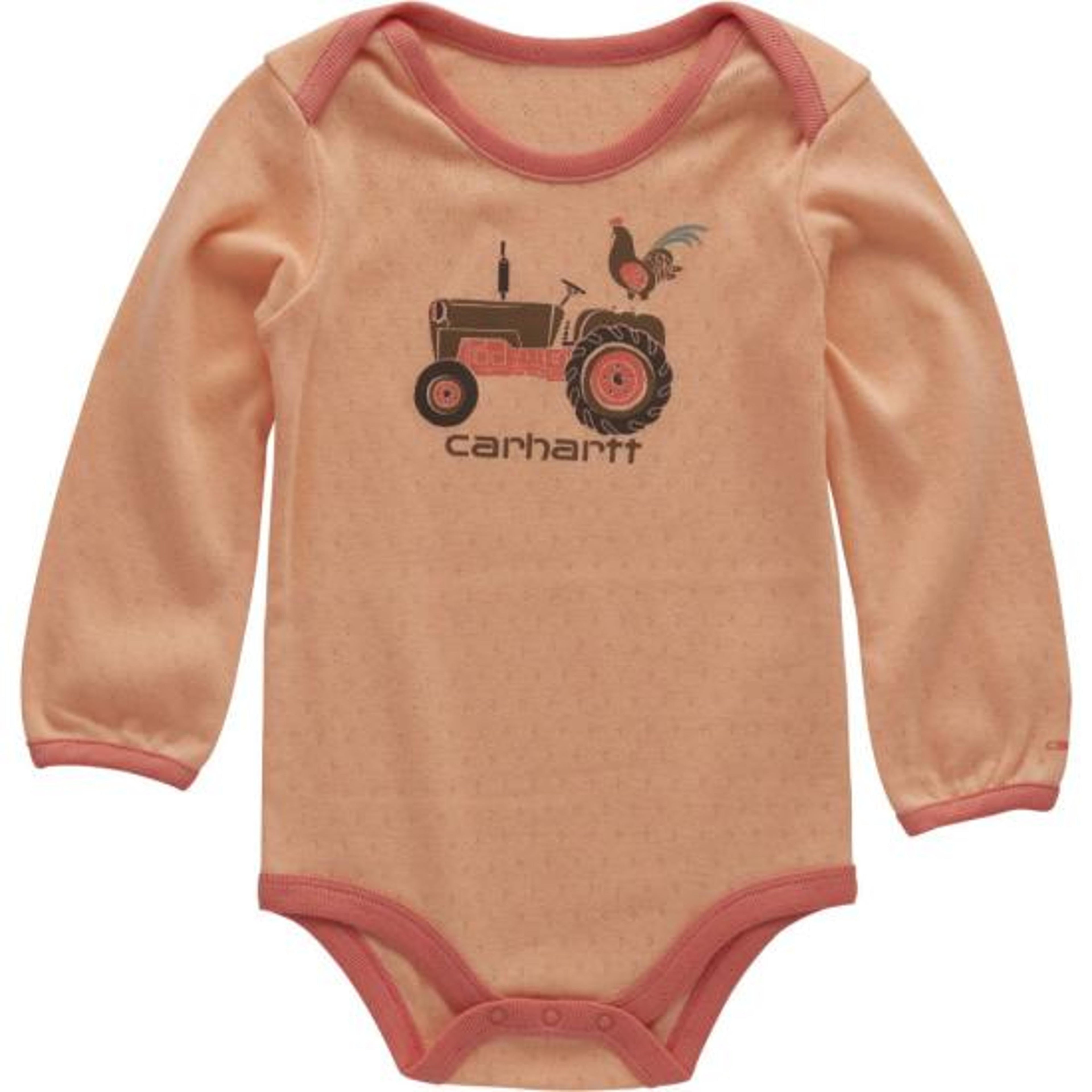 Carhartt Kids Long-sleeve Tractor Bodysuit-CA7159-CP65-I