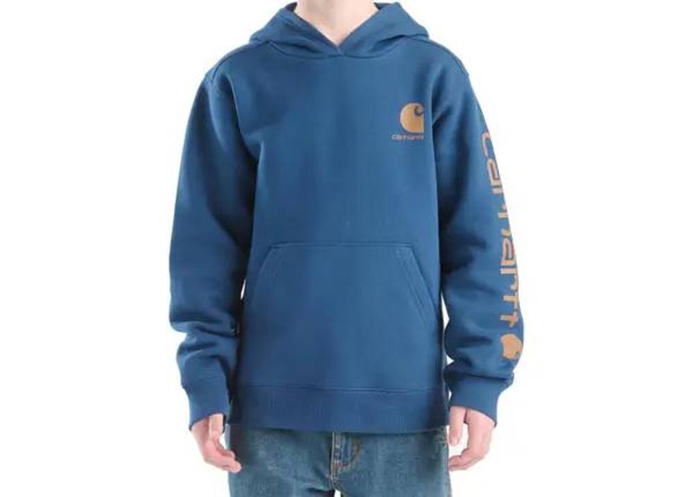 Carhartt Kids Long-Sleeve Graphic Sweatshirt-CA6772-N160-J