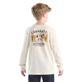 Carhartt Kids Long-Sleeve Dog Pocket T-Shirt-CA6760-CA35-T
