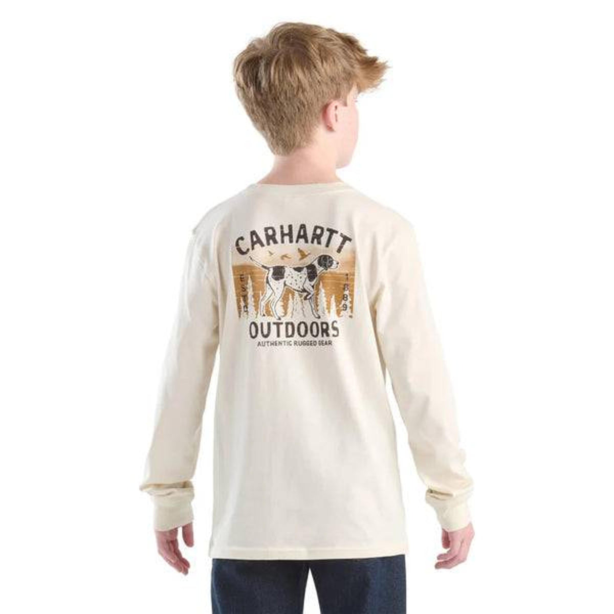 Carhartt Kids Long-sleeve Dog Pocket T-shirt 35-J-CA6760-CA35-J