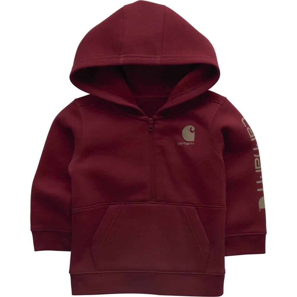 Carhartt Kids Long-Sleeve Half-Zip Sweashirt-CA6734-R124-I