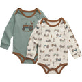 Carhartt Kids Long-sleeve Tractor Bodysuit 2pc Set-CG8986-GH5-I