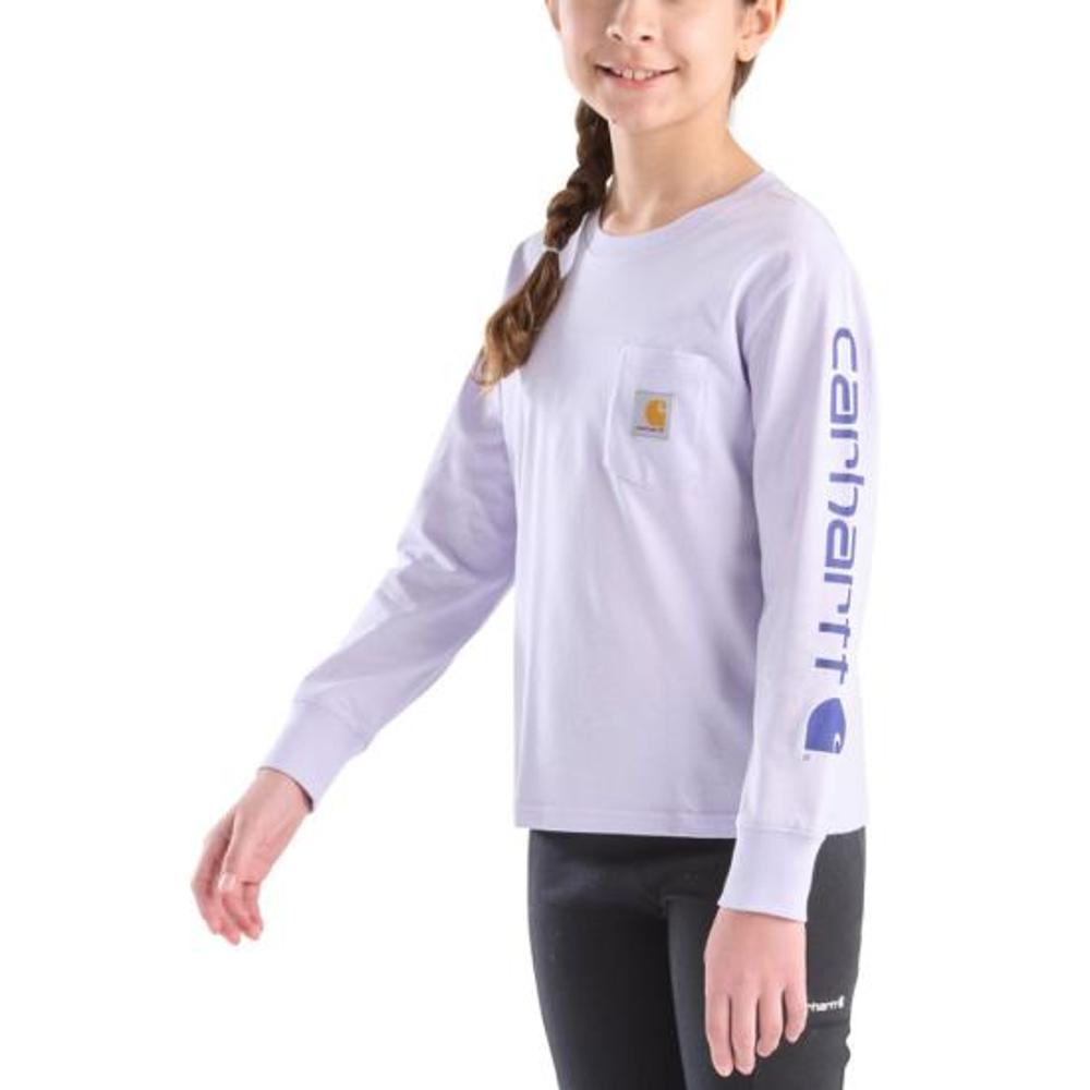 Carhartt Kids Long-Sleeve Core Logo T-Shirt-CA7147-V87-J