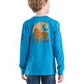 Carhartt Kids Long-Sleeve Dog Pocket T-Shirt-CA6766-HO6-J