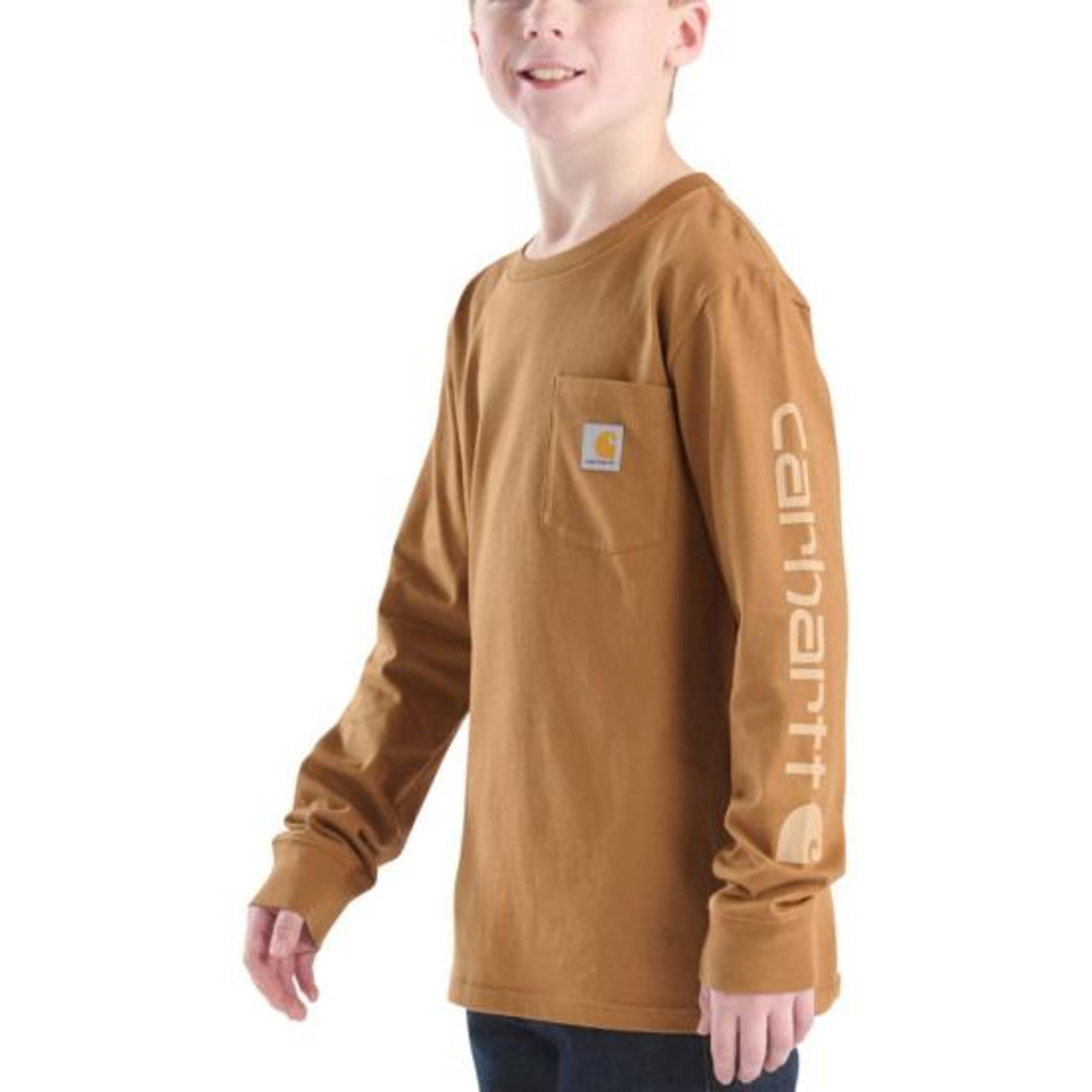 Carhartt Kids Long-sleeve Graphic Pocket T-shirt 15-Y-CA6746-D15-Y