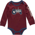 Carhartt Kids Long-Sleeve Tractor Bodysuit-CA6716-R124-I