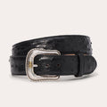 Gem-Dandy Mens Stetson Genuine Ostrich Tab Belt-9916500-019