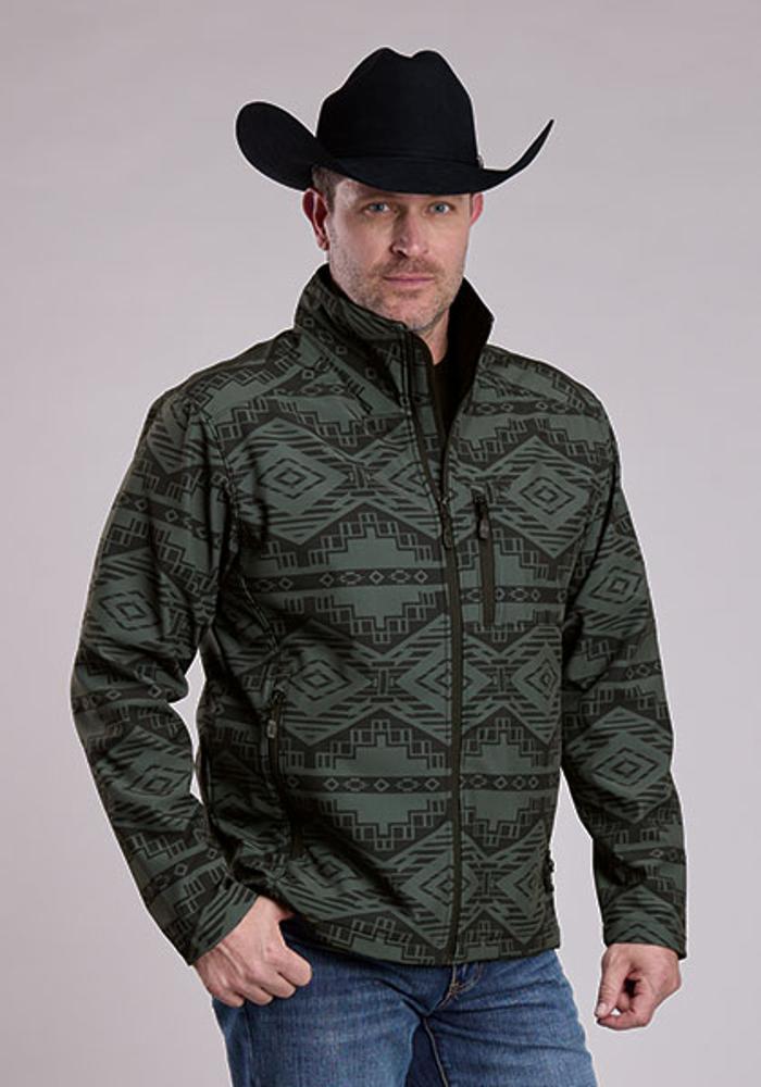 Roper Mens HI Tech Fleece Jacket 6017BL - Blue-97-780-6017BL