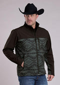 Roper Mens HI Tech Fleece Jacket 6021BL - Blue-97-780-6021BL