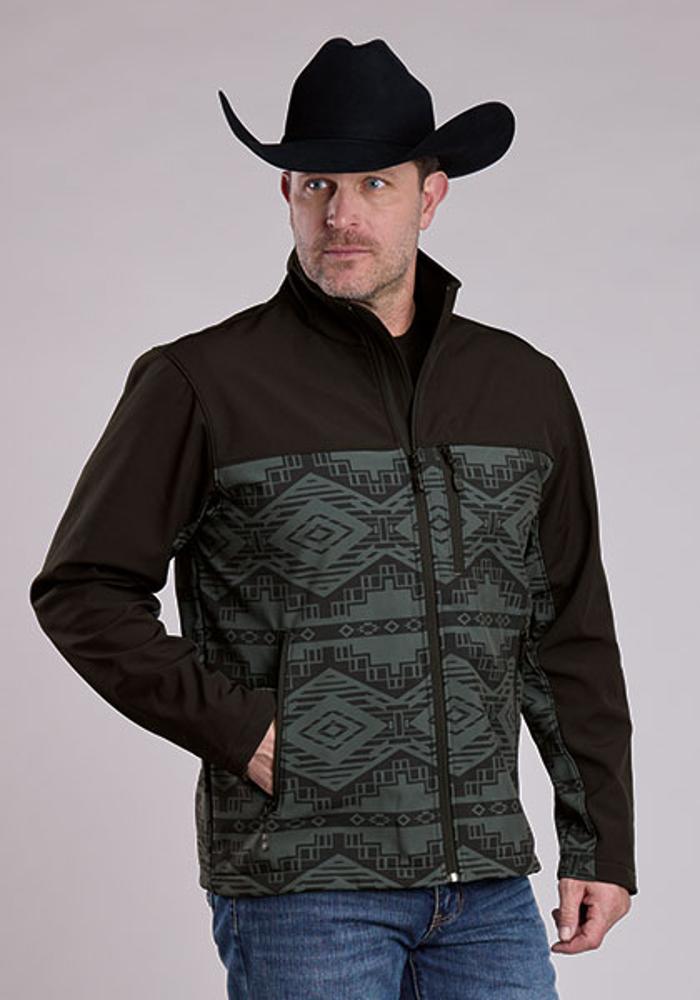 Roper Mens HI Tech Fleece Jacket 6021BL - Blue-97-780-6021BL