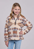 Roper Kids Polar Fleece Pullover - Brown-298-250-6120BR