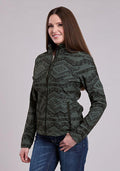 Roper Womens Softshell with Fleece Jacket - Blue-98-780-6017BL