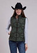 Roper Womens Soft Shell Fleece Vest - Blue-98-781-6017BL