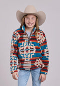 Roper Kids Polar Fleece Pullover - Grey-298-0250-6122GY