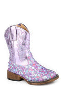 Roper Kids Lavender Floral Boot-17-1903-3644PU