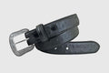 Gem-Dandy Kids Wrangler Ostrich Print Leather Belt-7811321-001