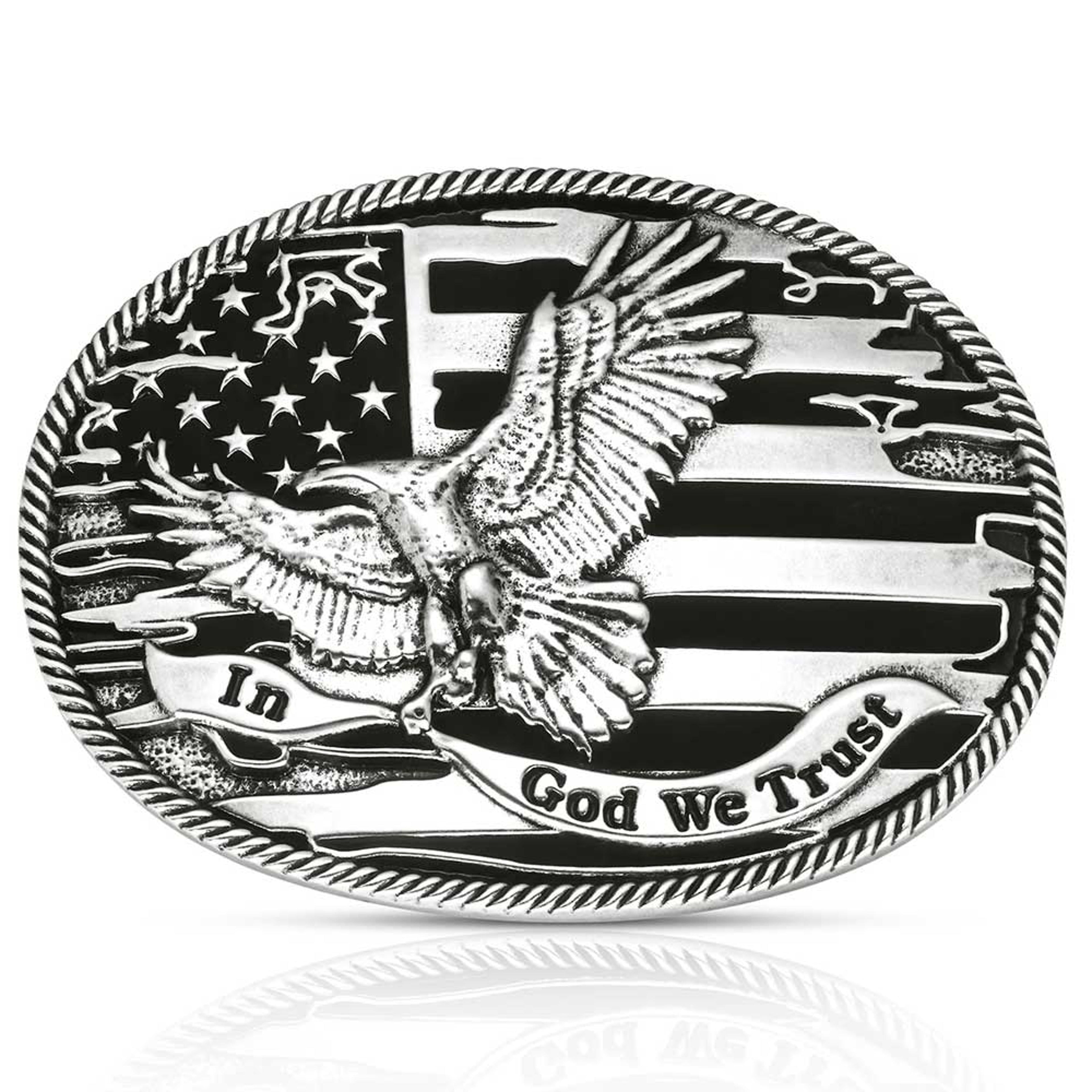 Montana Silversmiths Forged in Freedom Buckle-A1063S
