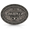 Montana Silversmiths Cowboy Up Barbed Wire Buckle-A1032S
