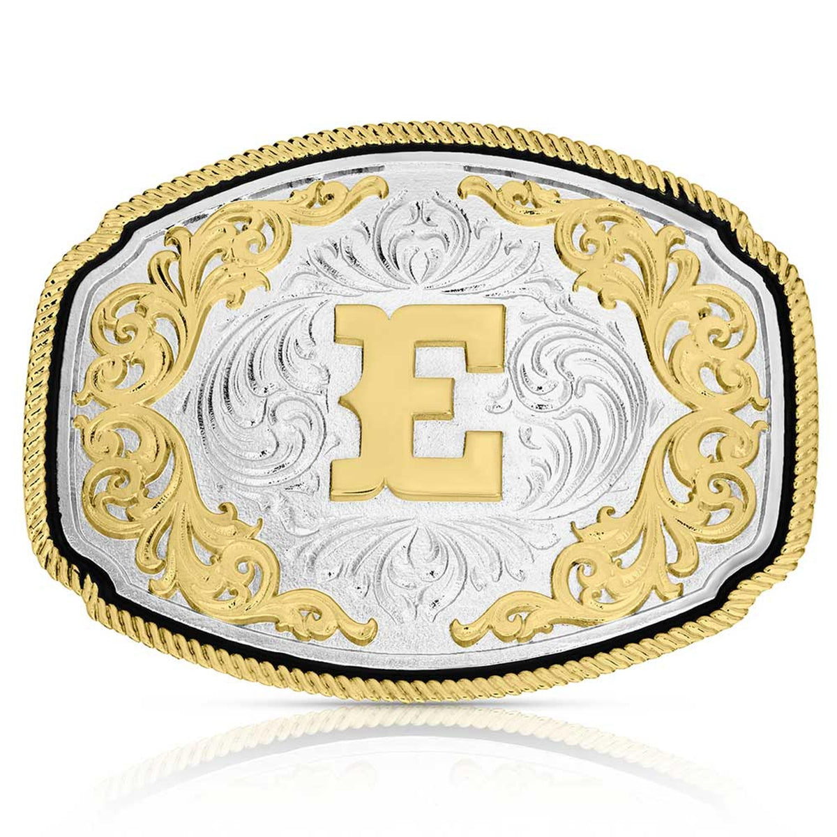 Montana Silversmiths Western Initial Buckle E-A1047E