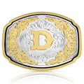 Montana Silversmiths Western Initial Buckle D-A1047D